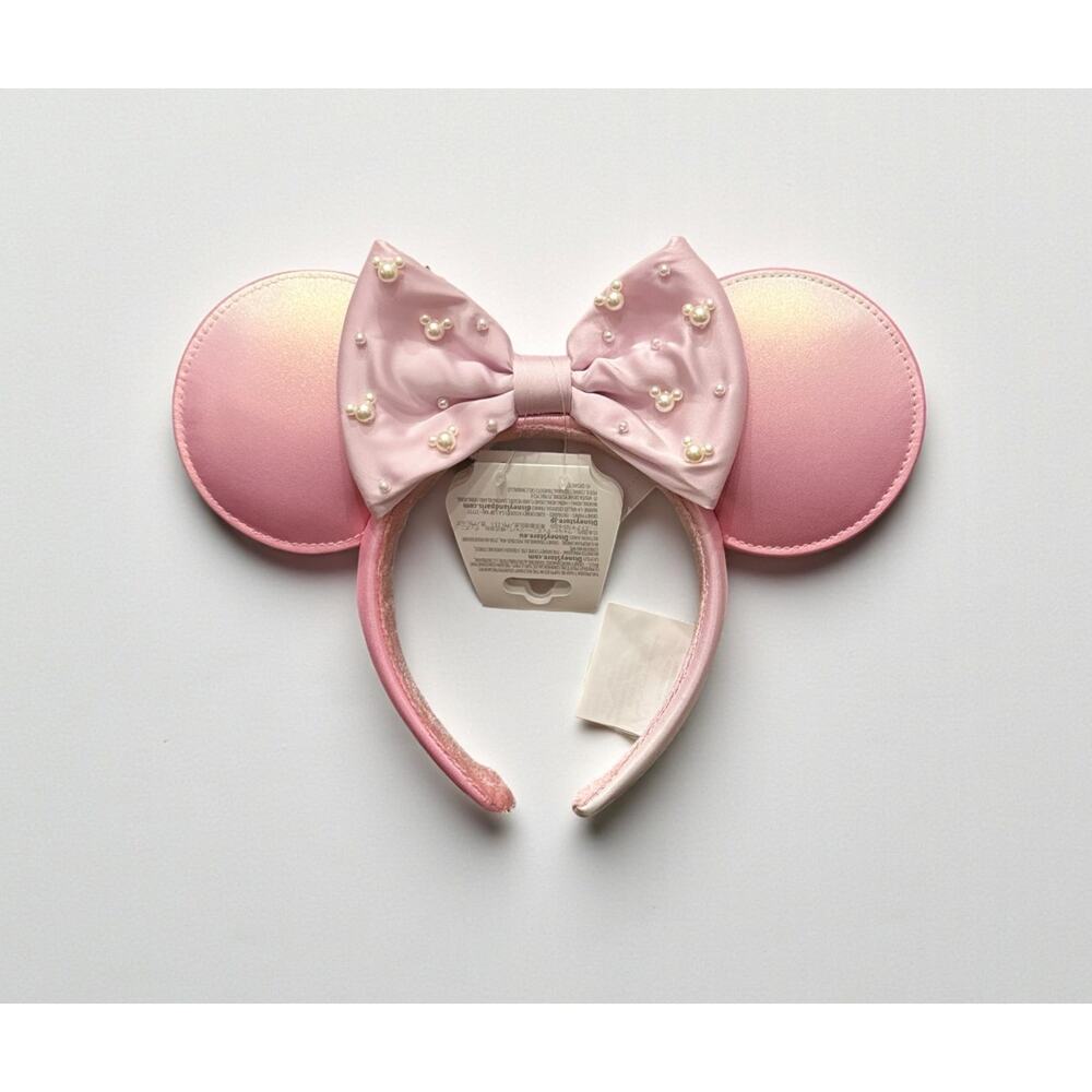 Disney Parks Pink Pearl Minnie Ear Headband NWT Hong Kong Disneyland